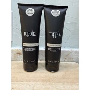 Toppik Hair Building Conditioner 8.5oz Set of 2 New Keratin Biotin Thinning